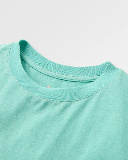 Dune Men's T-Shirt - Aqua Marl - Flatlay