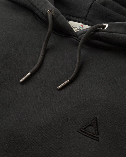 Vita Relaxed Fit Hoodie - Black - Flatlay