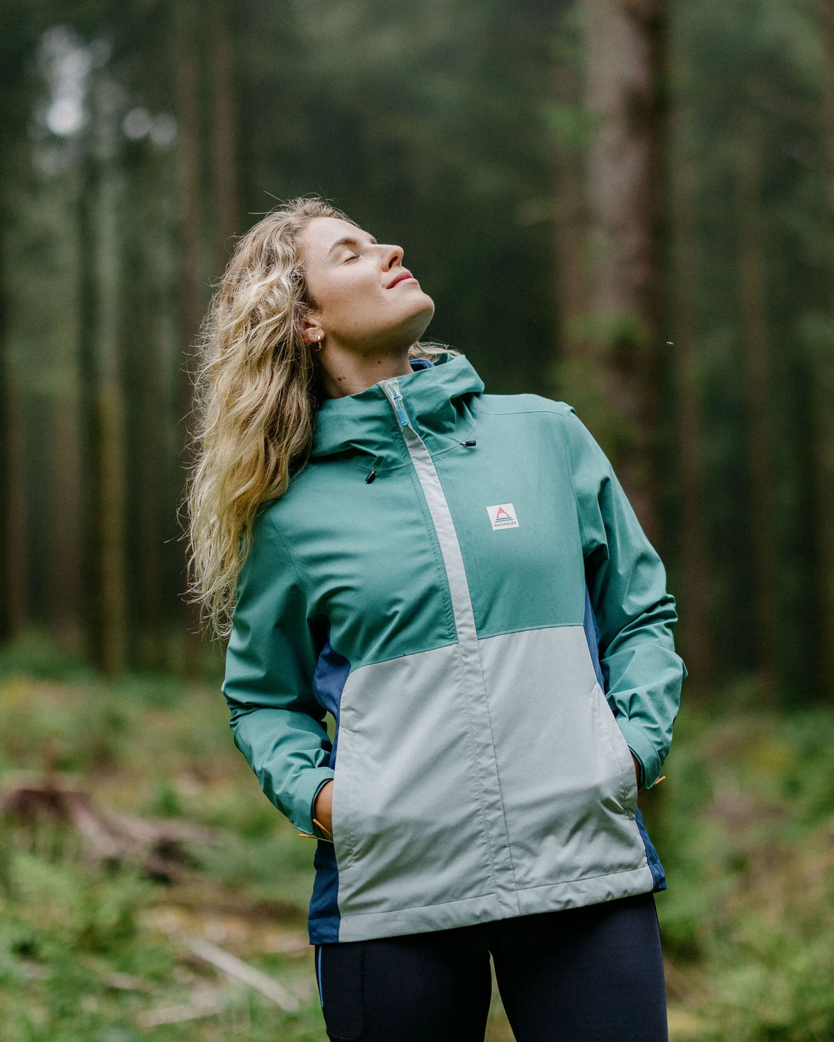 Rainstorm Waterproof Jacket - Deep Sea/Surf Spray - Lifestyle