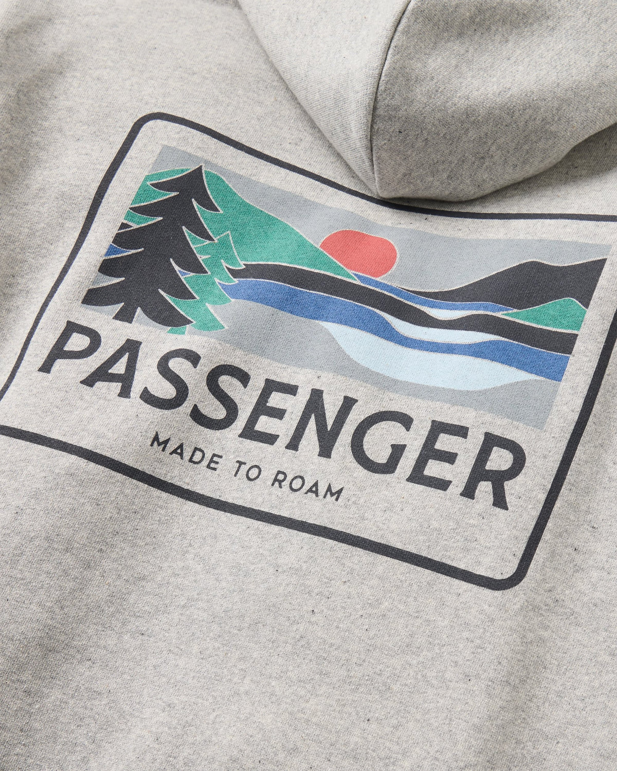 Roamer Hoodie - Grey Marl - Flatlay