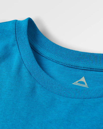 Maverick T-Shirt - Blue Pool - Flatlay