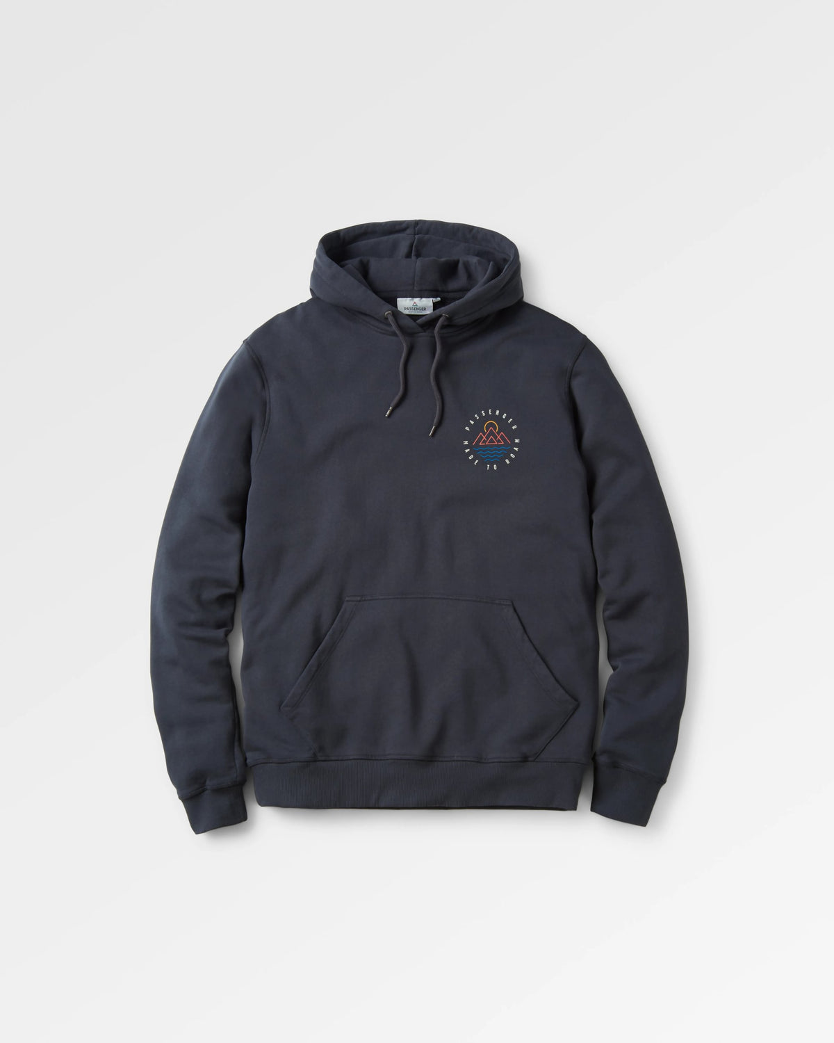 Escapism Regular Fit Hoodie - Black - Flatlay