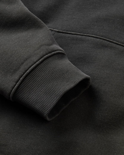 Vita Relaxed Fit Hoodie - Black - Flatlay