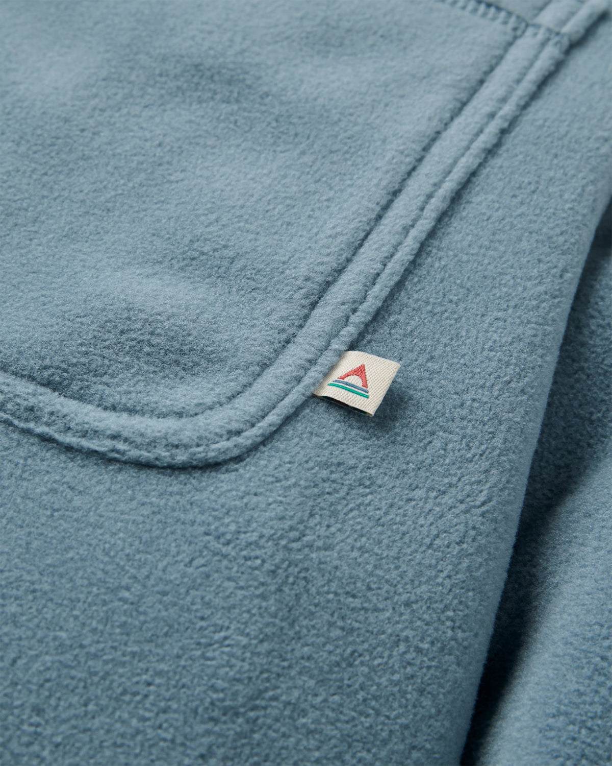 Adapt Polartec® Overshirt - Stormy Blue  - Flatlay