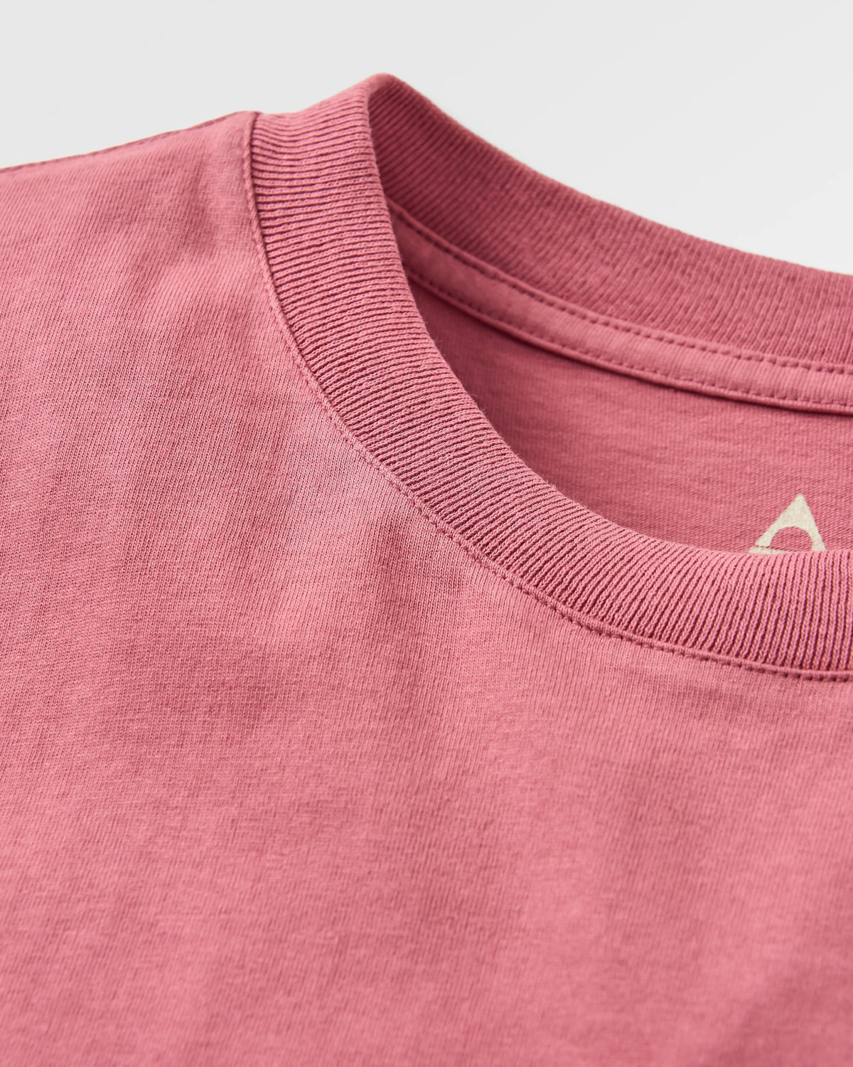 Heritage Relaxed Fit T-Shirt - Mauve Dusk - Flatlay