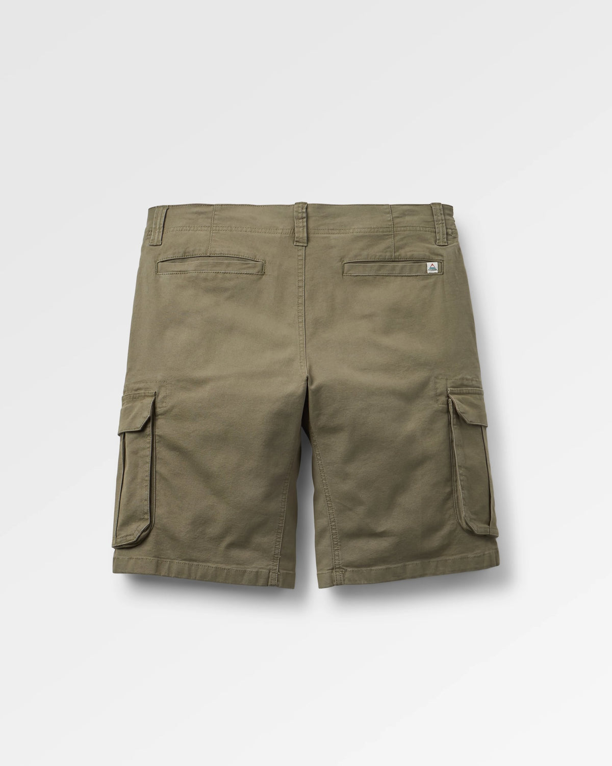 Lakeside Cargo Cotton Short - Dusty Olive - Flatlay
