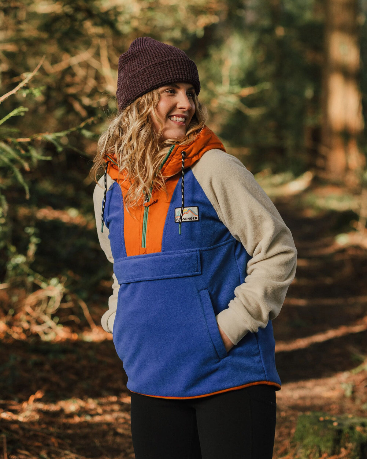 Alexander Polar Hooded Fleece - Azure Blue - Lifestyle