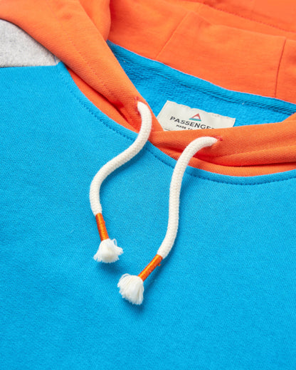 Riser Cotton Hoodie - Bluejay - Flatlay