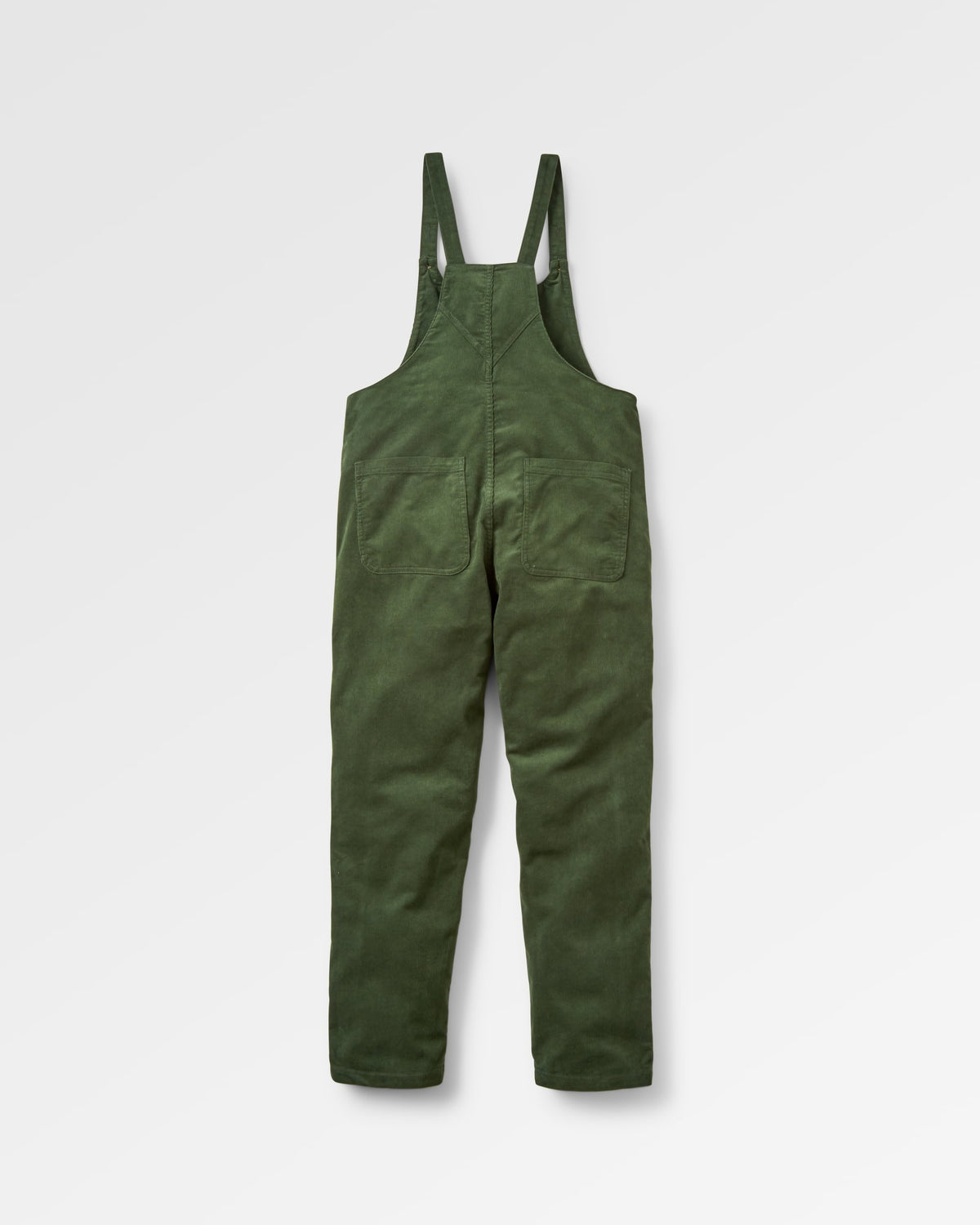 Meadows Cotton Cord Dungarees - Fir Tree - Flatlay