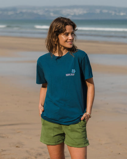 Roam Wild T-Shirt - Tidal Blue - Lifestyle