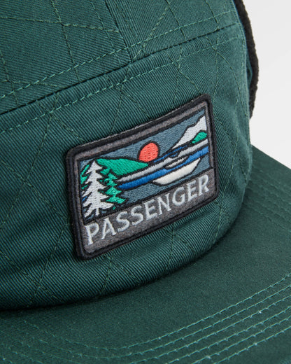 Nightfall Polar Fleece Lined Hat - Dark Fern  - Flatlay