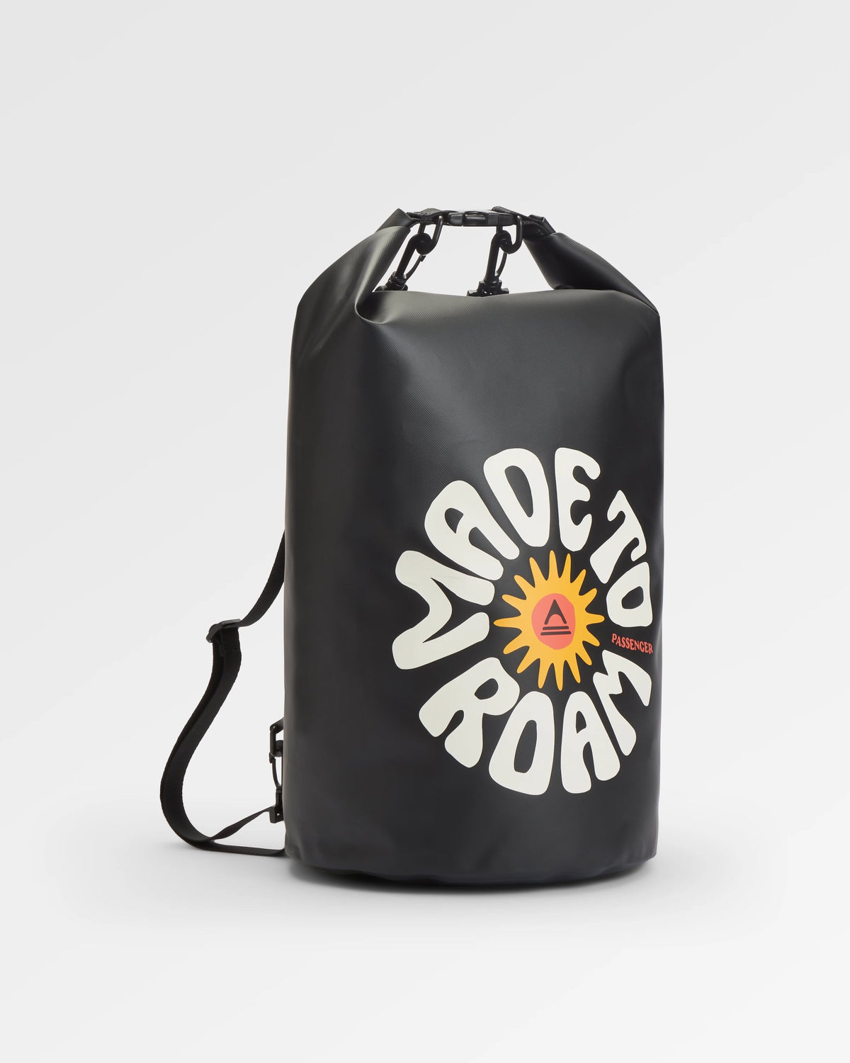 Tide 30L Dry Bag - Black - Flatlay