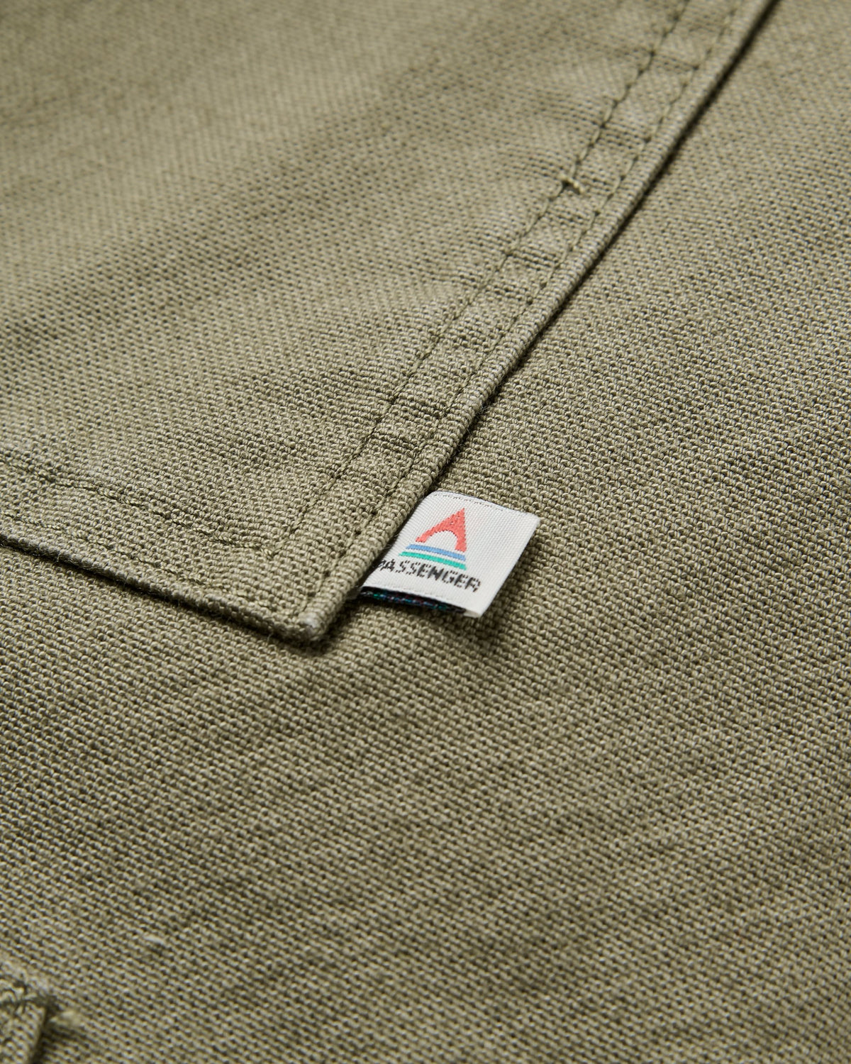 Vantage Lined Cotton Canvas Jacket - Dusty Olive - Flatlay