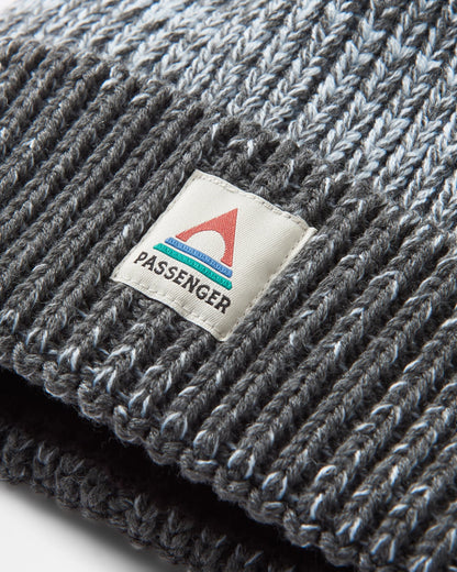 Crag Bobble Hat - Charcoal/Arctic - Flatlay