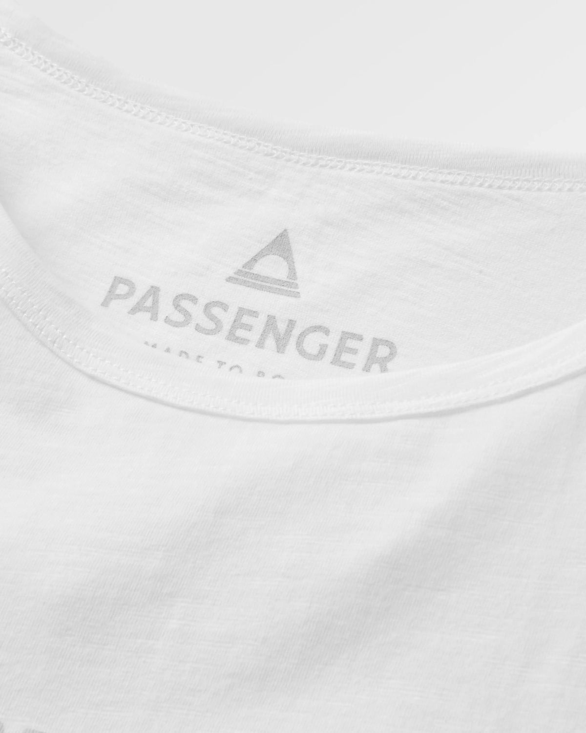 La Sarena Oversized LS T-Shirt - White - Flatlay
