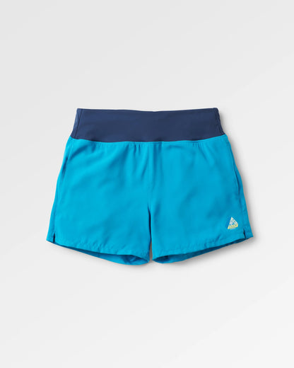 Roundtrip Trail Short 5" - Blue Pool - Flatlay