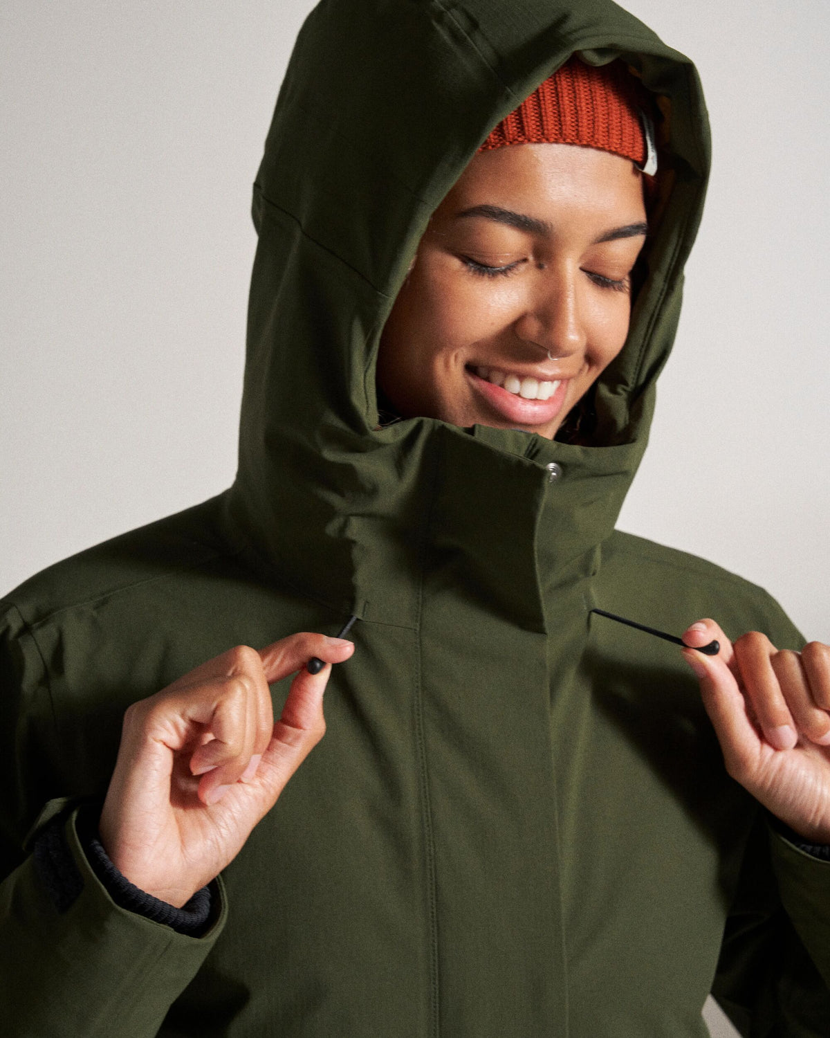 Telluride Waterproof Parka - Fir Tree - Studio Model