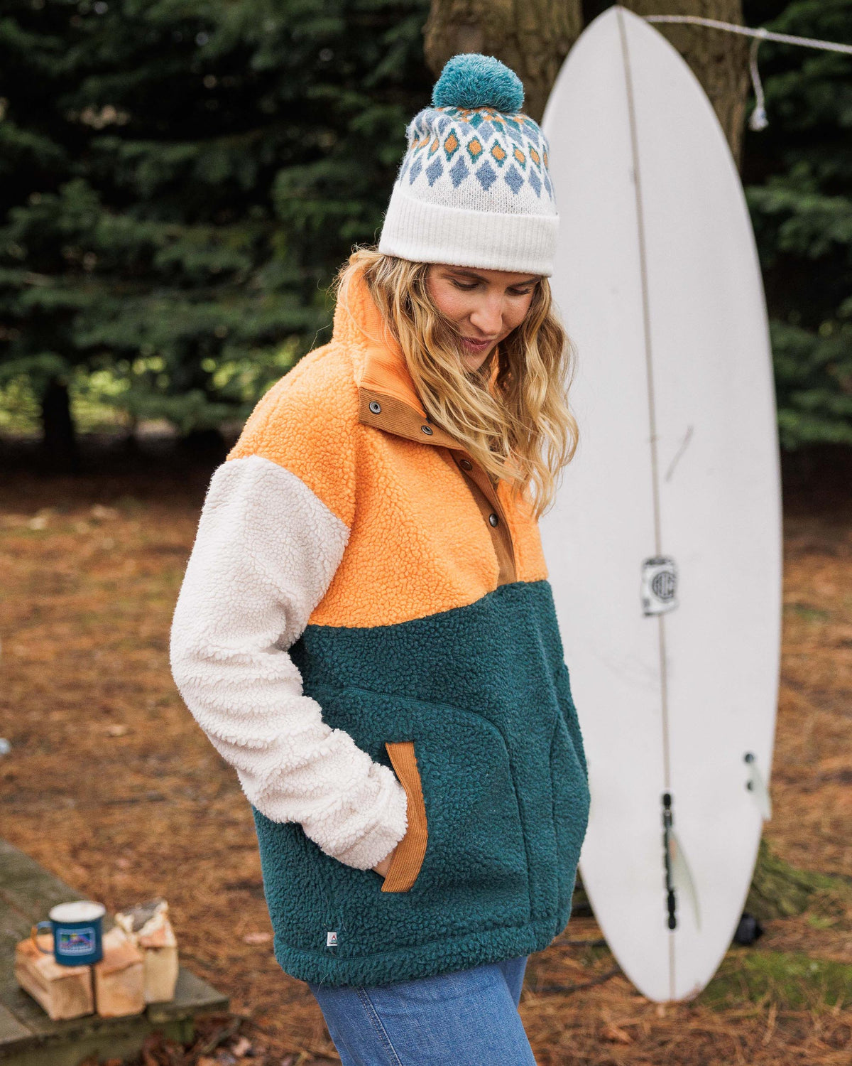 Create Deep-Pile Sherpa Fleece - Mediterranean - Lifestyle