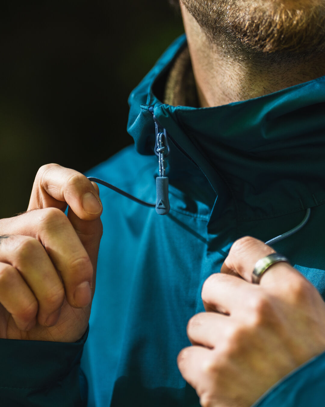 Season Water Resistant Jacket - Corsair Blue/ Apricot - Lifestyle