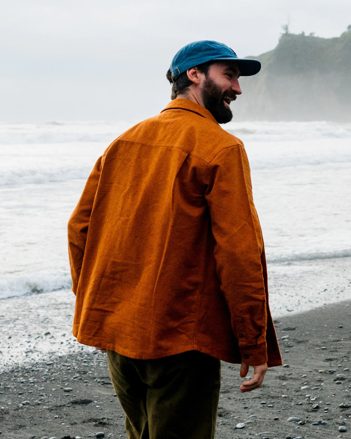 Backcountry Flannel Shirt - Retro Orange - Lifestyle