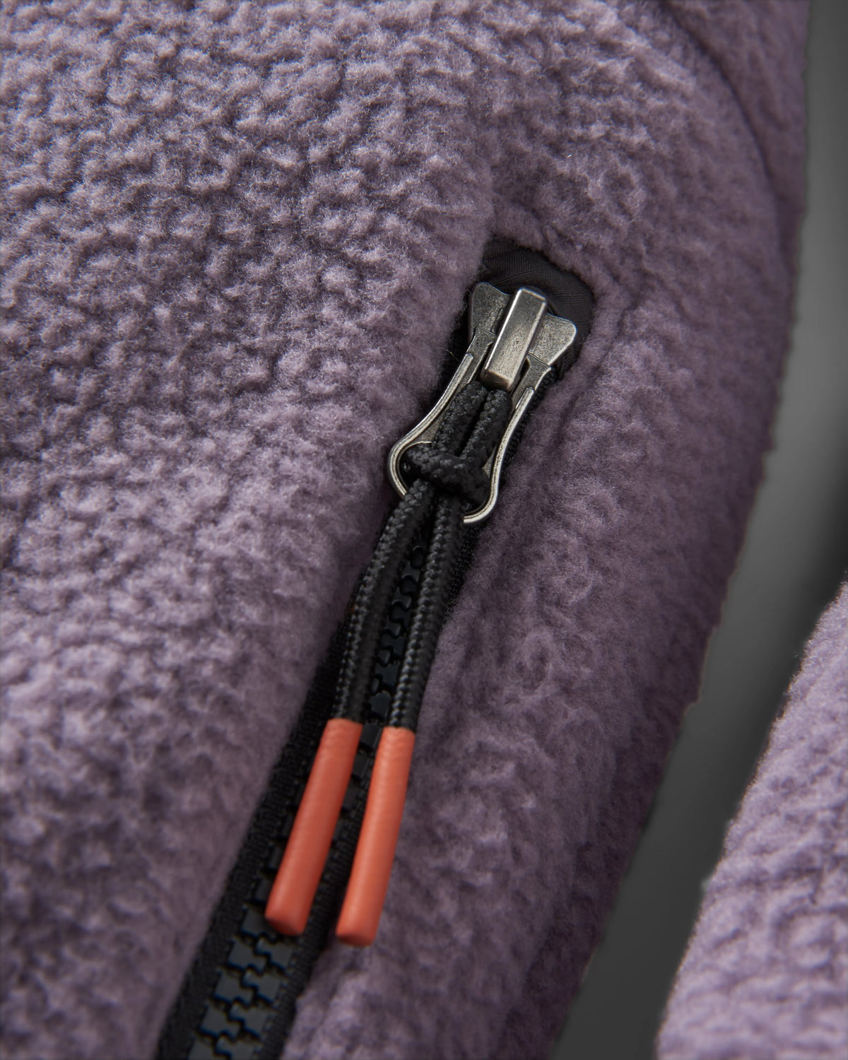 Offgrid 1/2 Zip Sherpa Fleece - Dusty Lilac - Flatlay