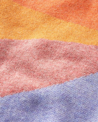 Scenic Knitted Jumper - Scenic Sunrise Orange - Flatlay