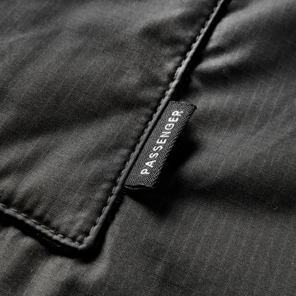 Escapism Sherpa Lined Changing Robe - Black - Flatlay