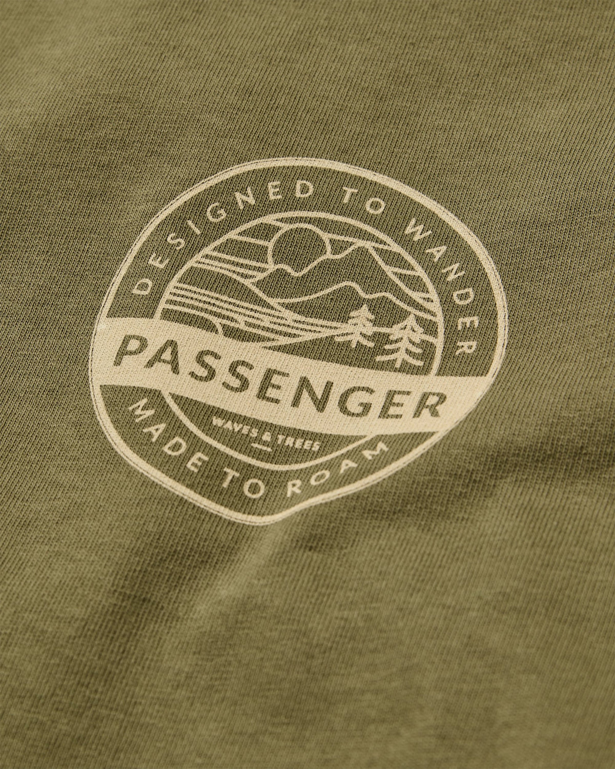 Odyssey LS T-Shirt - Dark Olive - Flatlay