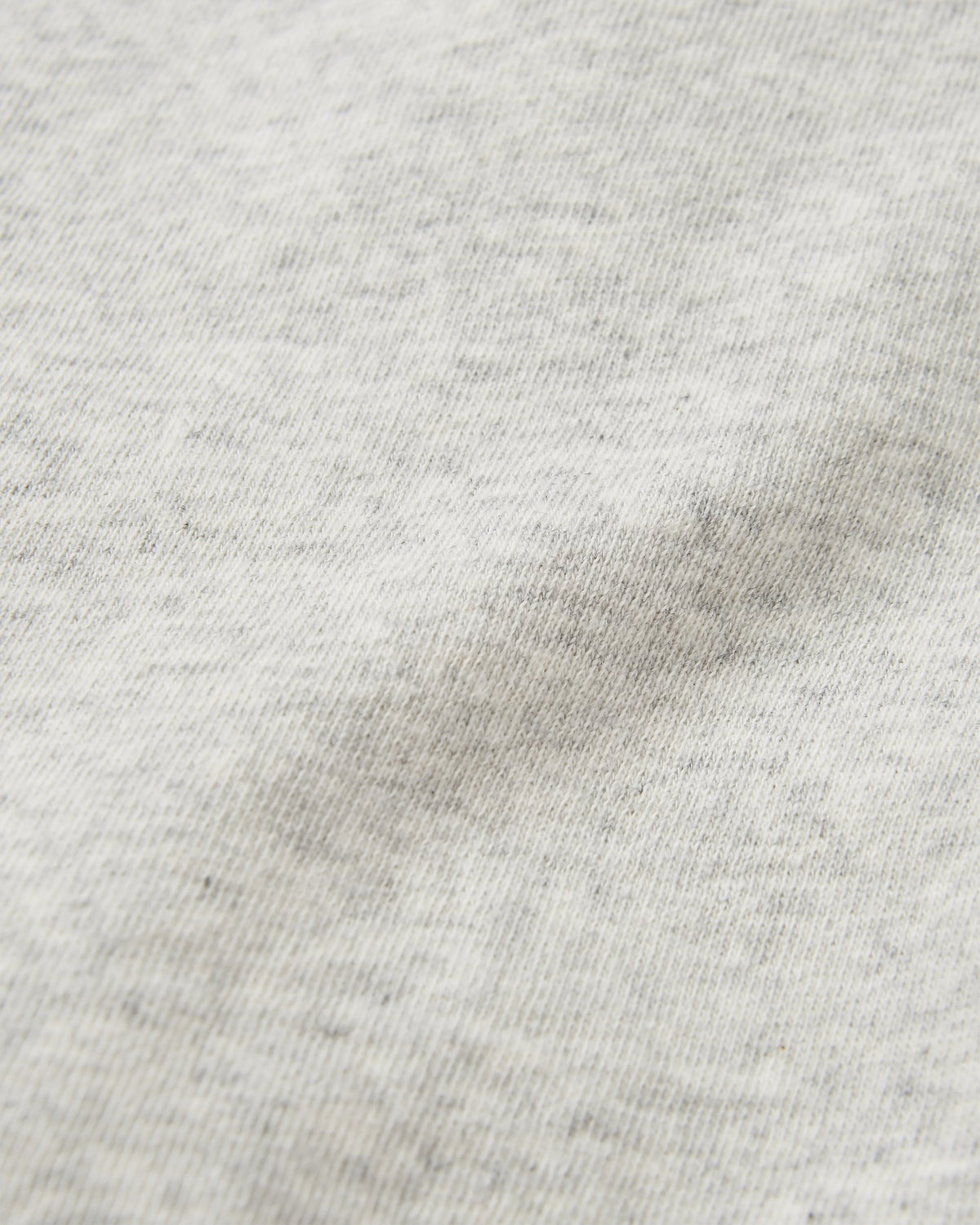 Fade Cotton Sweatshirt - Light Grey Marl - Flatlay