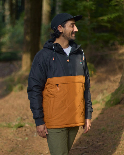 Oceanic Insulated Anorak - Black/Retro Orange - Lifestyle