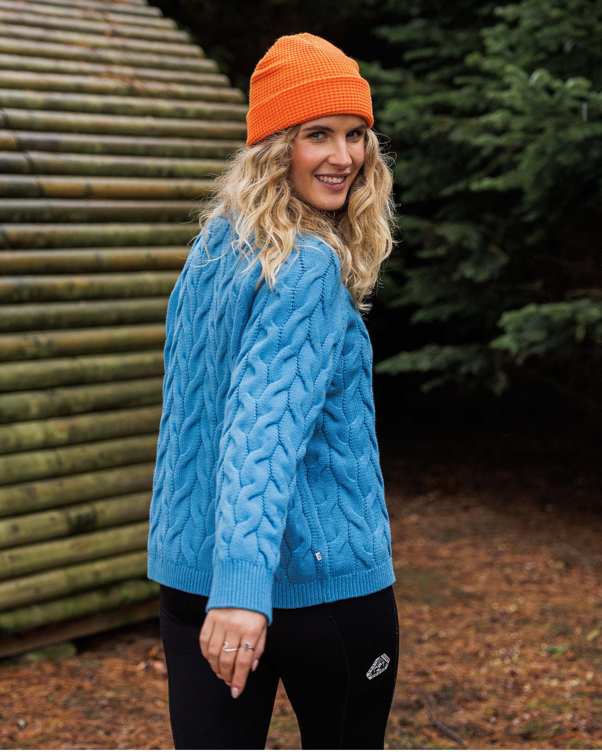 Comfort Knitted Jumper - Atlantic Blue - Lifestyle