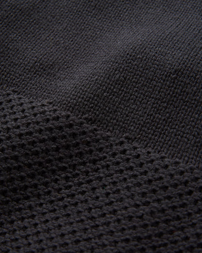 Cove Knitted Jumper - Black - Flatlay