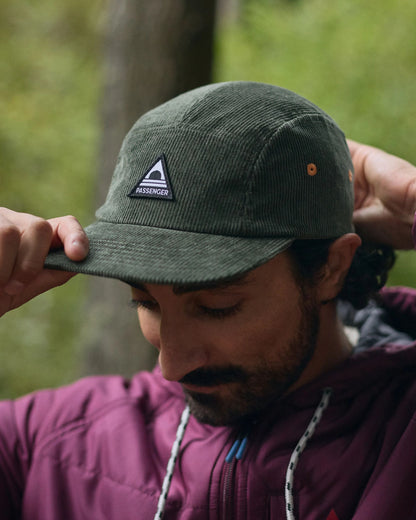 Fixie Cord 5 Panel Cap - Khaki - Lifestyle - Male
