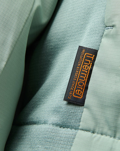 Shasta Lightweight Thermore® Insulated Jacket - Pistachio - Flatlay