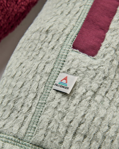 Venturescape Women's Fleece - Fig/Pistachio - Flatlay