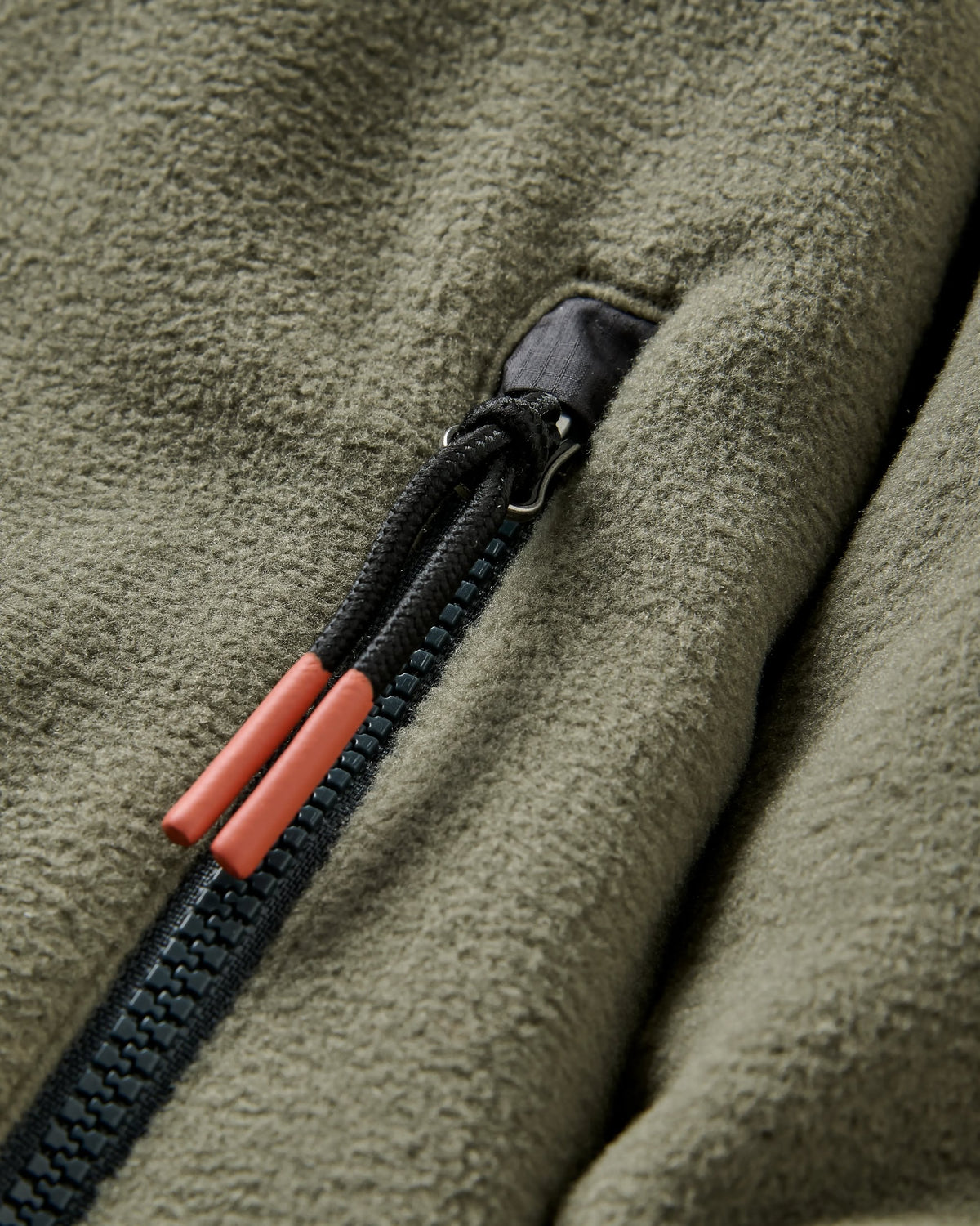 Dusk Polartec® Fleece - Dusty Olive - Flatlay
