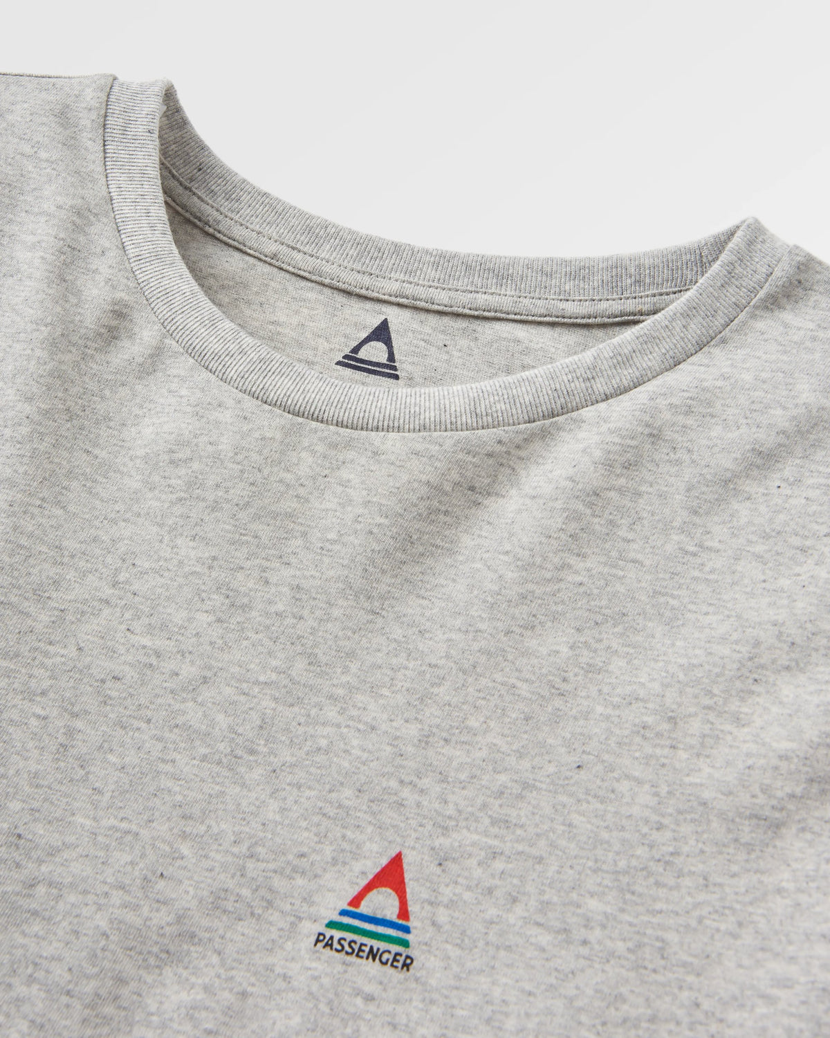 Classic LS T-Shirt - Mid Grey Marl - Flatlay
