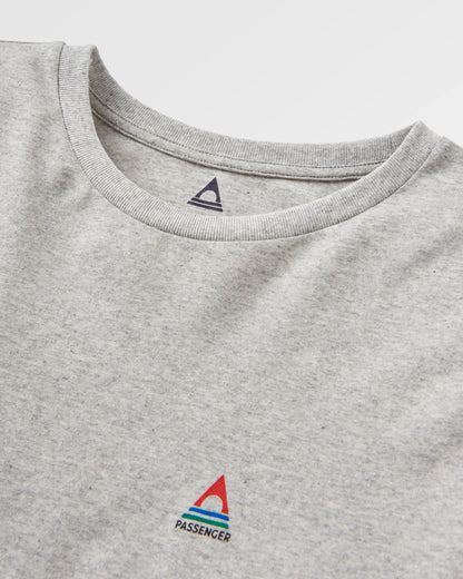 Classic LS T-Shirt - Mid Grey Marl - Flatlay