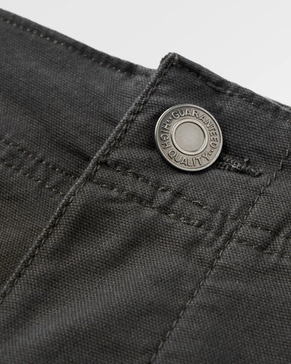 Lakeside Cargo Cotton Short - Faded Black - Flatlay