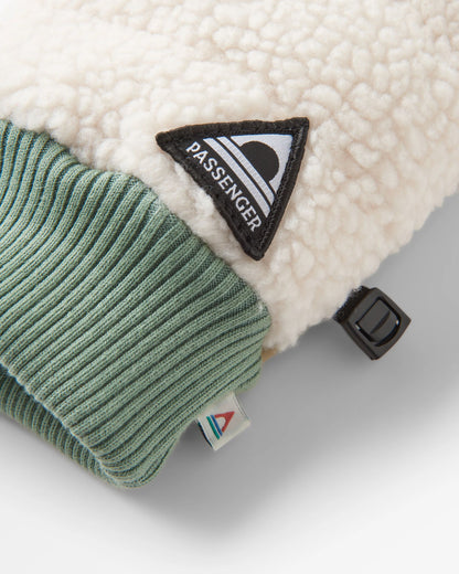 Avalanche Sherpa Mittens - Birch - Flatlay