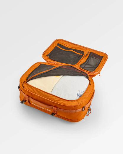 Odyssey Backpack Duffel - Sunrise Orange - Flatlay