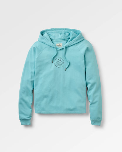 Remote Hoodie - Retro Blue  - Flatlay