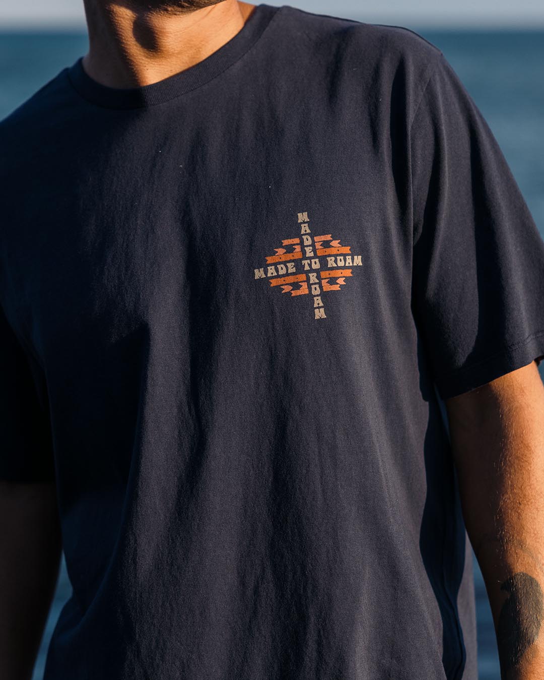 Oar T-Shirt - Deep Navy - Lifestyle
