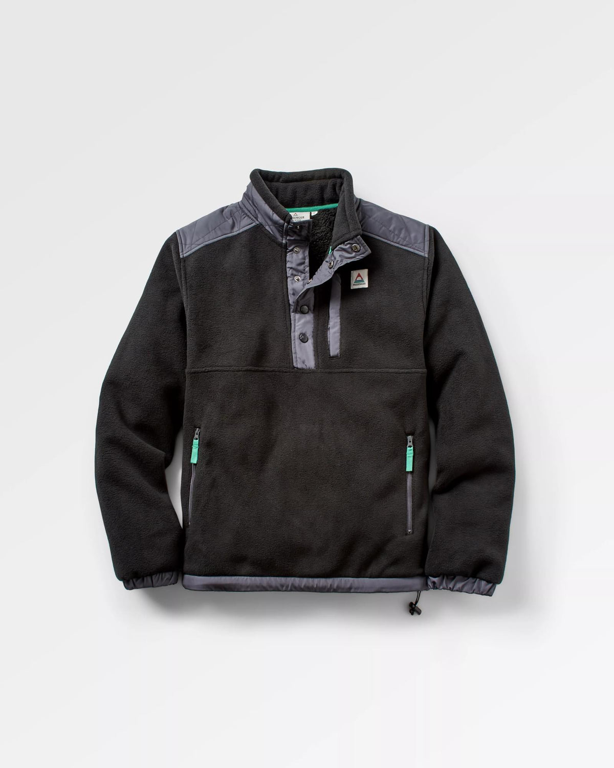 Solace Sherpa-Lined Polar Fleece - Black - Flatlay
