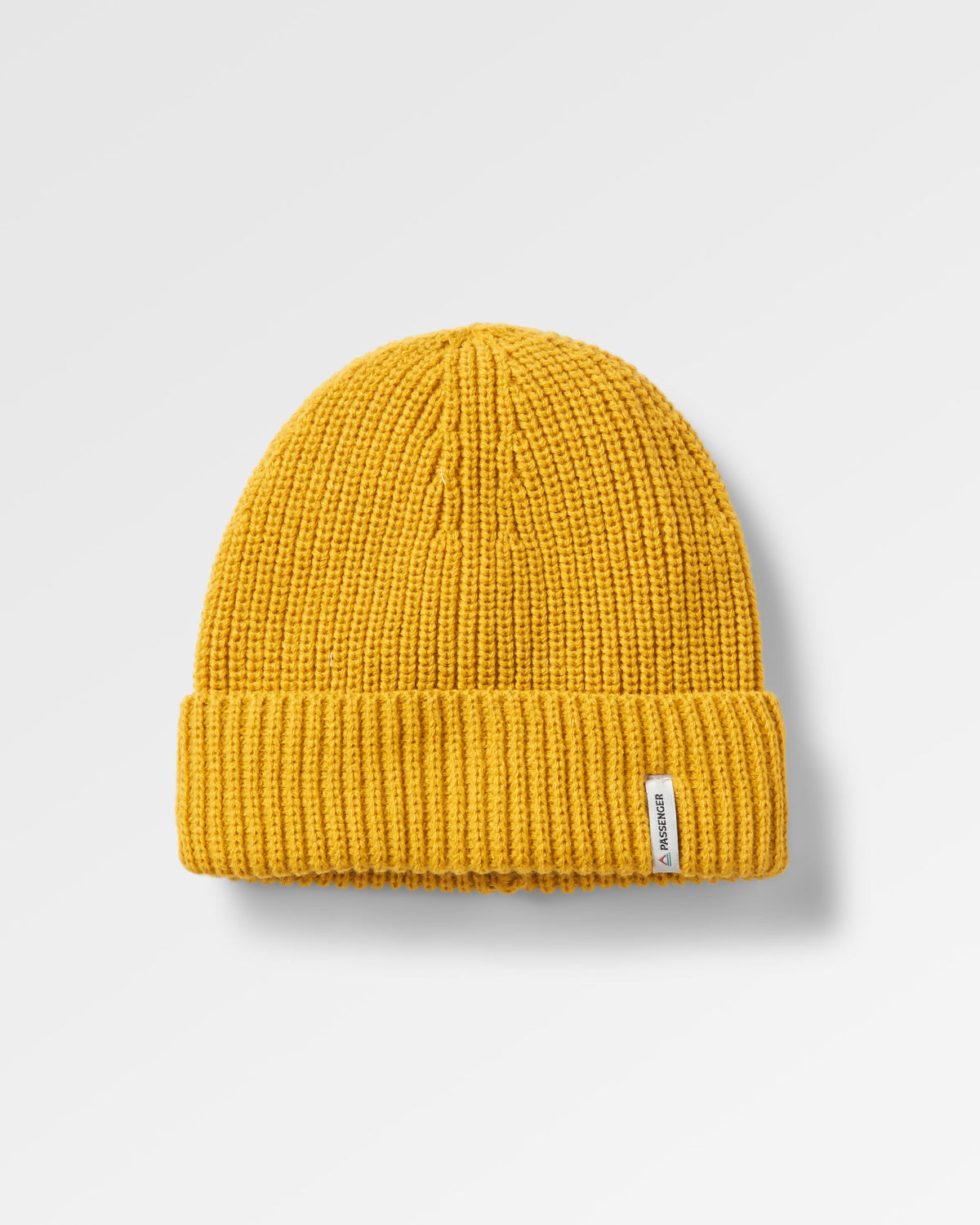 Compass Beanie - Mustard Yellow - Flatlay