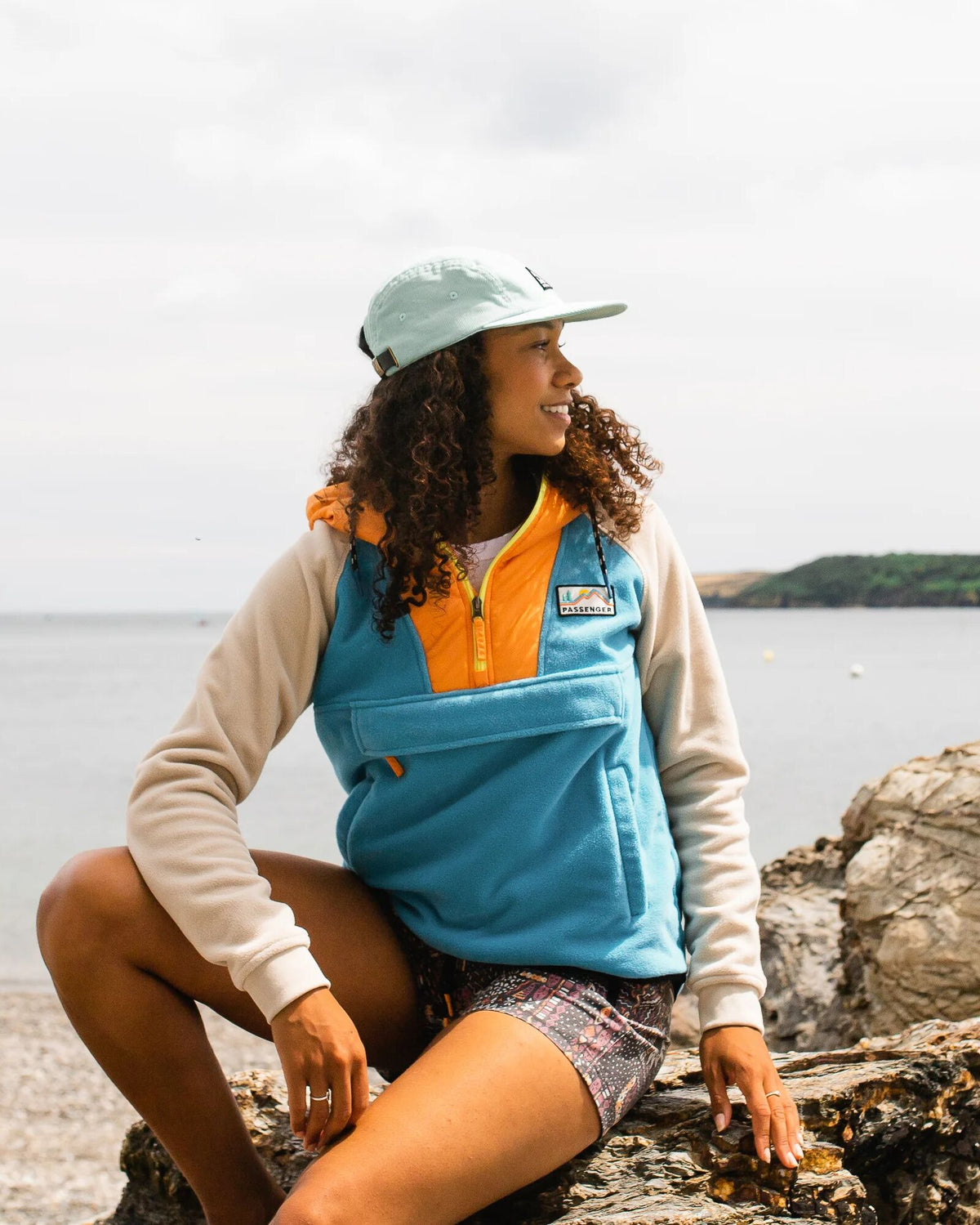 Alexander Polar Hooded Fleece - Blue Pool - Lifestyle
