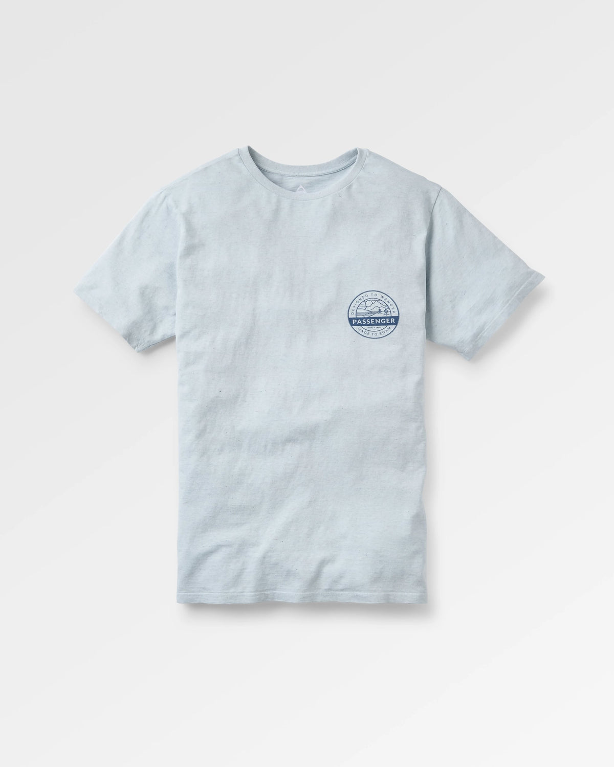 Odyssey Cotton T-Shirt - Ice Blue - Flatlay