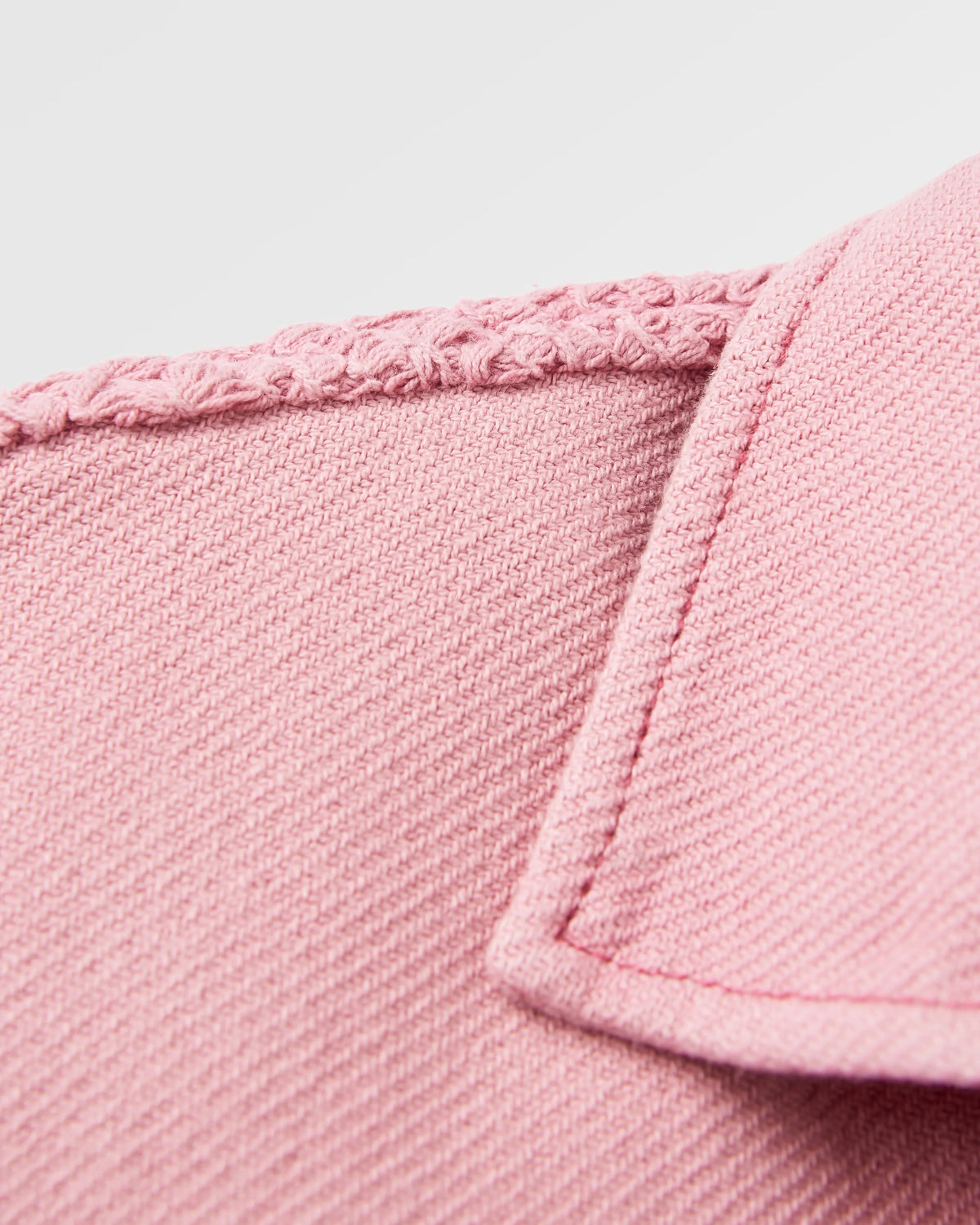 Maya Twill Overshirt - Pink Haze - Flatlay