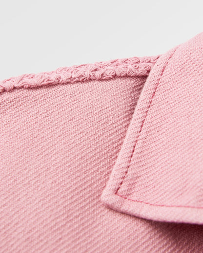 Maya Twill Overshirt - Pink Haze - Flatlay