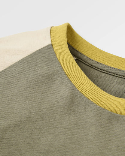 Riser LS T-Shirt - Dusty Olive - Flatlay